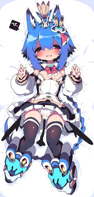 抱き枕風うちのこらくがき 