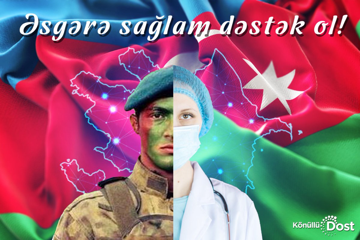 Covid-19-u səngərə daşımayaq. Ordumuza sağlam dəstək olaq! Biz Birlikdə Güclüyük! ✊🇦🇿
#COVID19 #BeHealthy #KarabakhisAzerbaijan
#Azərbaycan 
#Azerbaijan
#NagornoKarabakh #bizbirlikdəgüclüyük