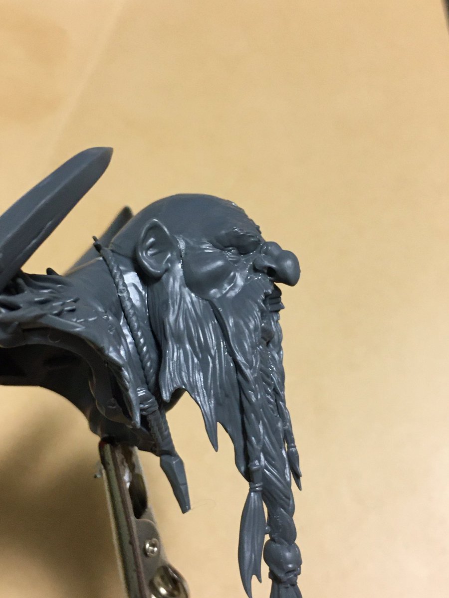 asage_miso's tweet image. 余った頭パーツでデカ鼻ガルガント作ったらいい感じ
#ウォーハンマー 
#sonsofbehemat