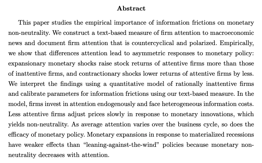 Wenting SongJMP: "Firm Inattention and the Efficacy of Monetary Policy: A Text-Based Approach"Website:  https://wentingsong.com/ 