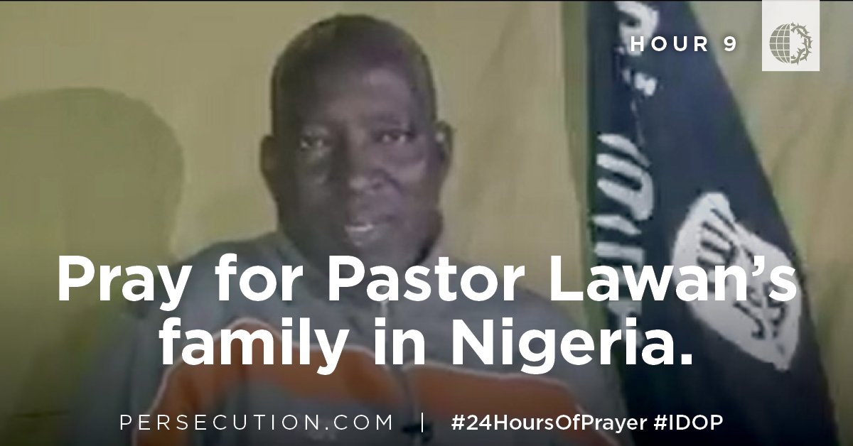 VOM_USA's tweet photo. Nigeria, HOUR 9: The Reverend Lawan Andimi was kidnapped by Boko Haram militants and beheaded. Before he died, he was forced to record a hostage video during which he boldly stated that his life was in the hands of God. Pray for the pastor’s family, and pray for his killers. https://t.co/jjNWsDRHu7
