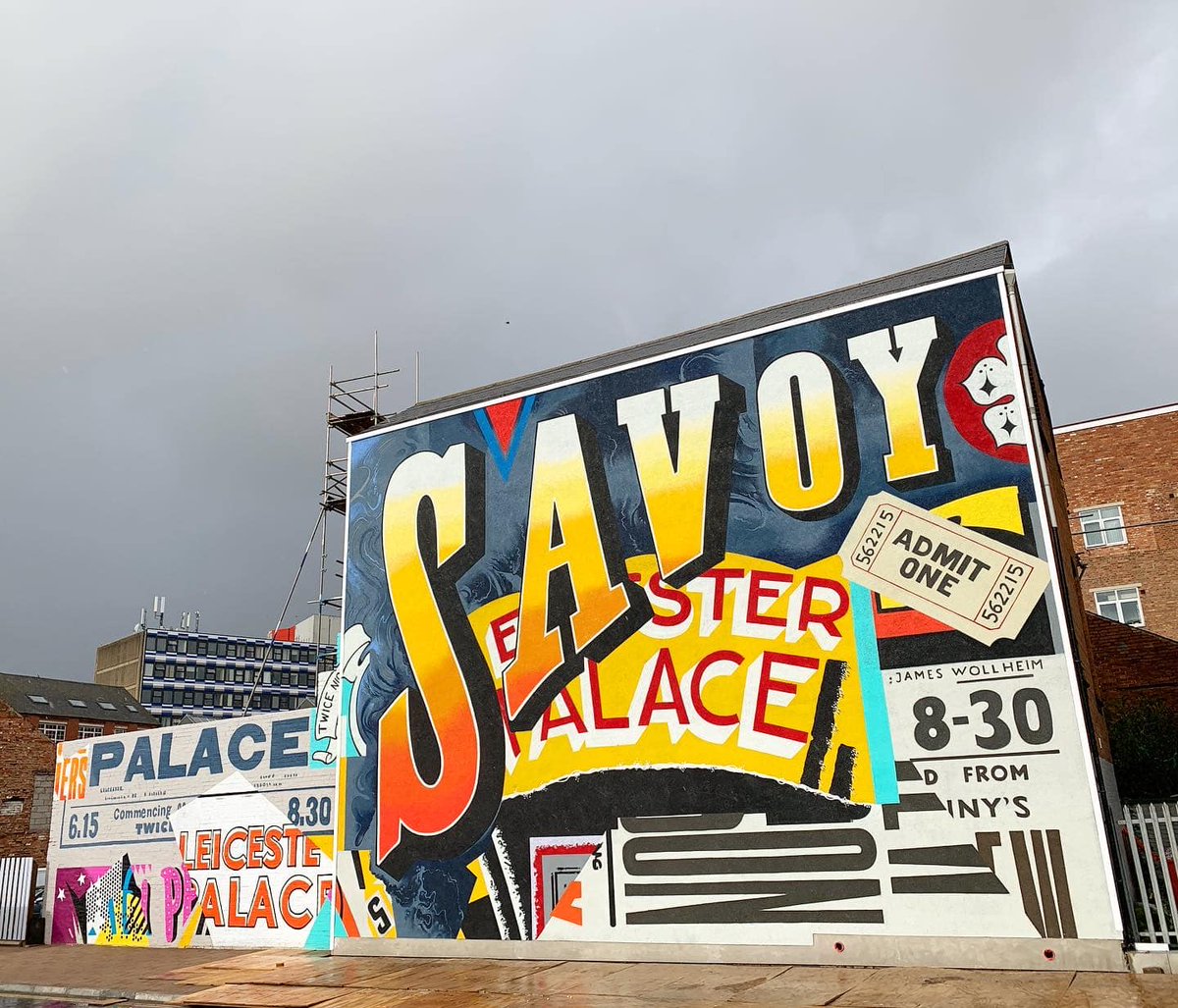 Sunday History TimeHave you seen the newest artwork by Graffwerk in town? The piece marks the creation of a brand new road in town called Savoy Street, but where does the artwork inspiration come from? 1/9