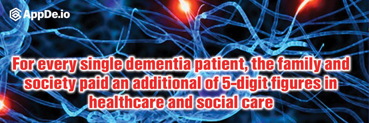 AppdeOfficial's tweet image. For every single dementia patient, the family and society paid an additional of 5-digit figures in healthcare and social care
