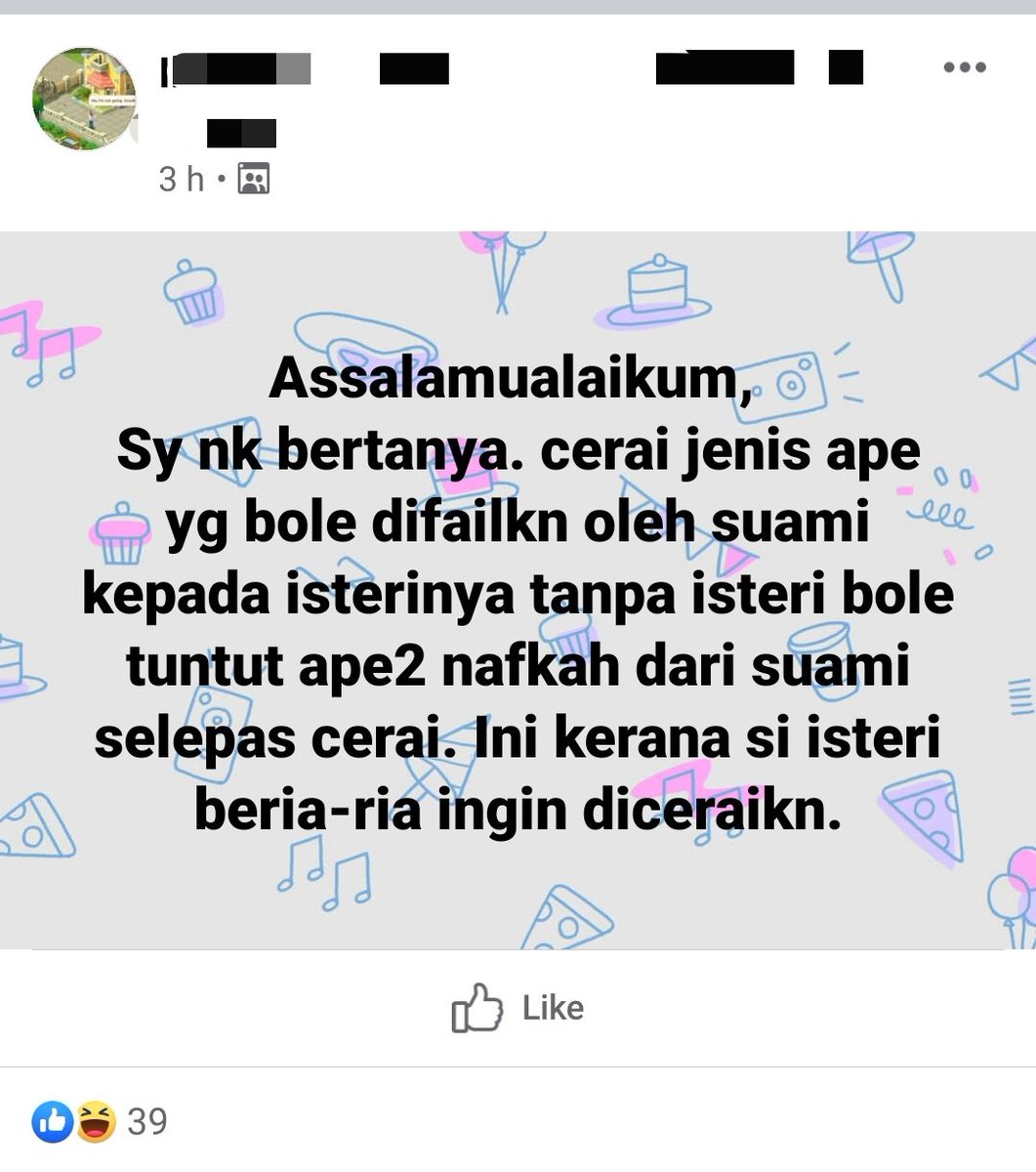 Muhammad Syarafi Pa Twitter 8 Sungguhpun Berlaku Perceraian Disebabkan Isteri Yang Minta Jangan Sesekali Nafikan Hak Isteri Dan Anak Kalau Ada Anak 9 Di Mahkamah Hakim Takkan Tanya Siapa Yang Beria Nak