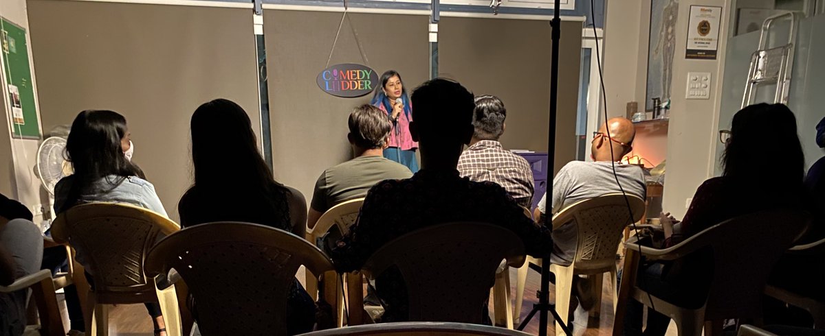 JeeyaDhadkDhadk's tweet photo. ❤️ #standupcomedy in front of a live audience @come4come thank you @IntegralSpace ❤️ https://t.co/HiL77KlG1W