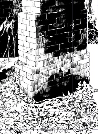 今日の進捗。背景はあと5コマ!同人漫画の背景のゴールが見えてきました。背景が終わったらキャラペン入れ。楽しんで進めます。 