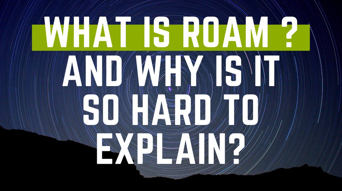 1/ WHAT IS  @ROAMRESEARCH?I. Why is Roam so hard to explain? (The key)II. Using computing power to aid biological thinkingIII. Roam features as components of software-assisted thinking- Atomizing- Relating- Retrieving- FocusingIV. Examples of using Roam