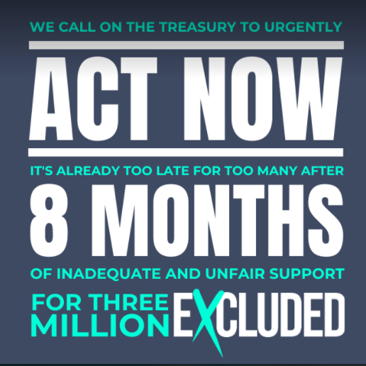 Parkertherolls's tweet photo. @TracyBrabin @CarolineLucas
EIGHT months and it just got worse!
Please #actnow for our community, our families.
Debt, poverty, anxiety, despair... and already too much for some.
#zerosuicide #ExcludedUK #wemakeevents #weareviable #iamfatima #artsagainstausterity #WestEndWaiting https://t.co/PLfd0wpq3V