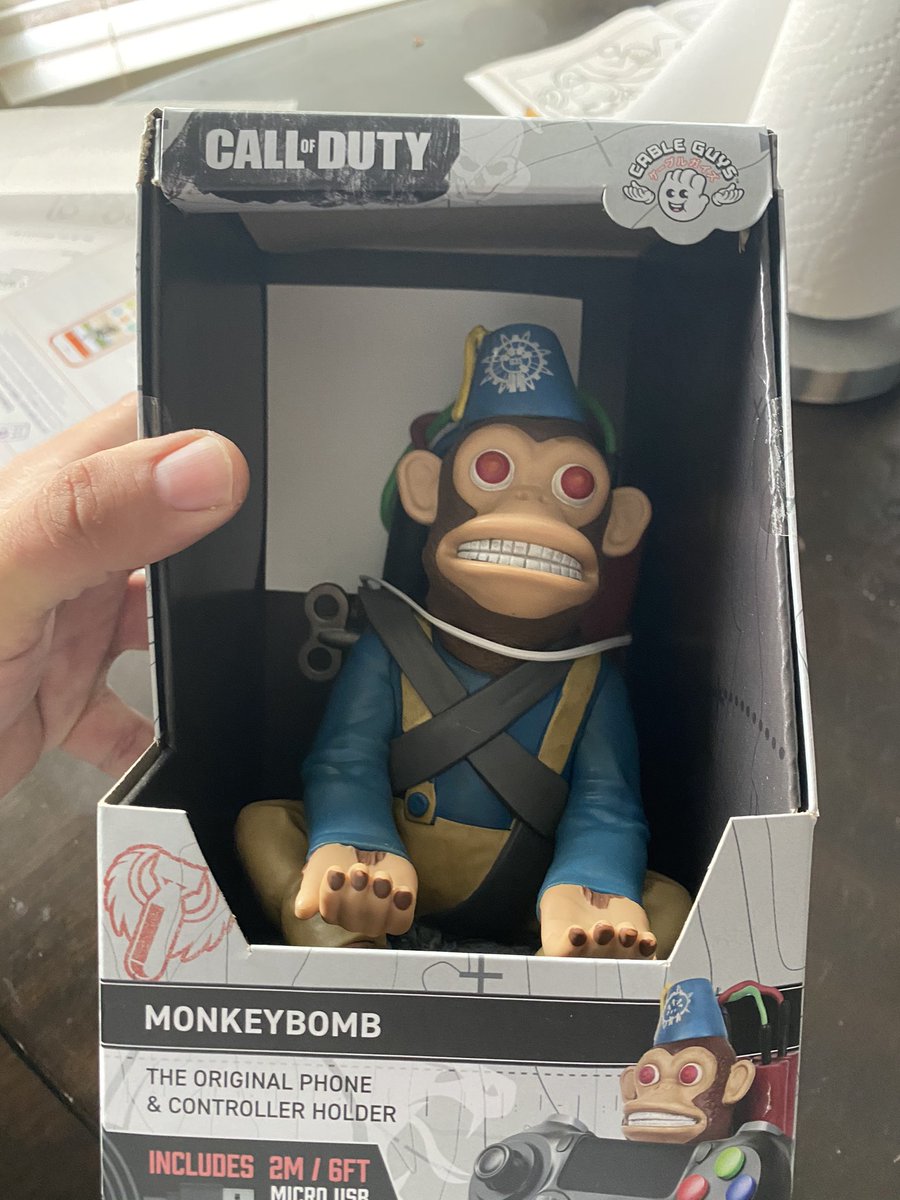 westexessay's tweet photo. It finally came in. Should I leave it in the box or take it out? #zombiecommunity #monkeybomb https://t.co/XXbvhDZwlK