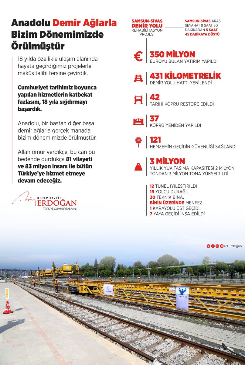 Allah ömür verdikçe, bu can bu bedende durdukça 81 vilayeti ve 83 milyon insanı ile bütün Türkiye’ye hizmet etmeye devam edeceğiz.