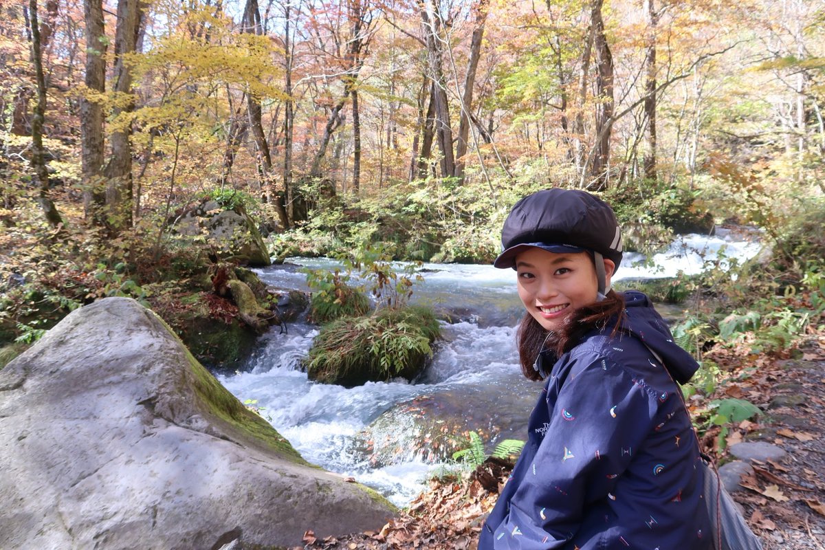 【奥入瀬渓流】
十和田湖から流れ出る清流や滝や木々のフィルターから差し込む光の中は「幻想的」という言葉がピッタリでした。また絶対行く😭✨