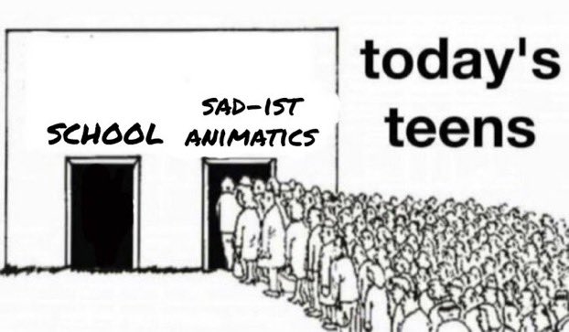 its_casssssie's tweet image. holy shit the way there's 3.4k people waiting for the sadist animatic to premiere when it's literally so early in the morning for a lot of people-