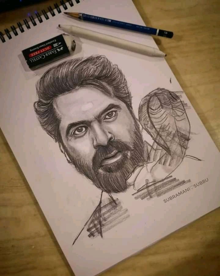 GokulKannanSTR's tweet photo. #SilambarasanTR ✏️ Art 🖤
#STR4Life 😍
@SilambarasanTR_ @SimbuTimes https://t.co/VPBOOc2ErQ