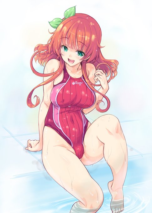 「competition swimsuit wet」 illustration images(Latest)