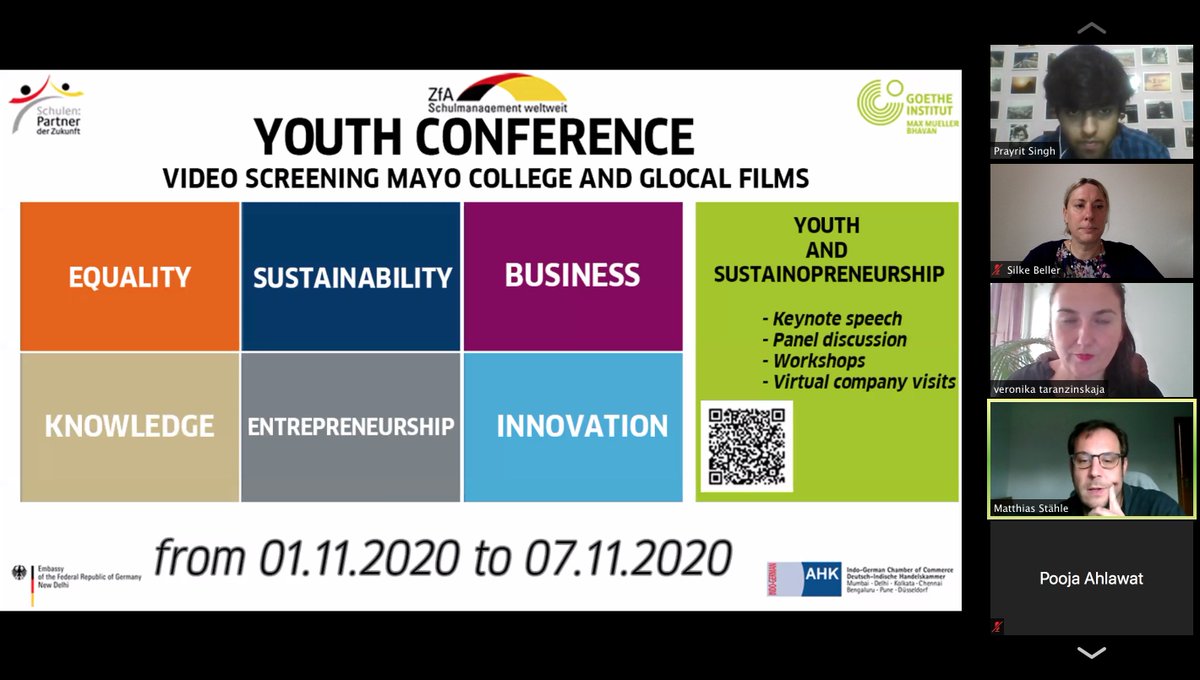 Happy to have been part of Goethe-Institut New Delhi's Youth Conference today and to screen our #futuresociety films, that we produced with students from Mayo College. #mayocollege #goetheinstitut_india #pasch
#participatoryvideo #videoworkshop #screening