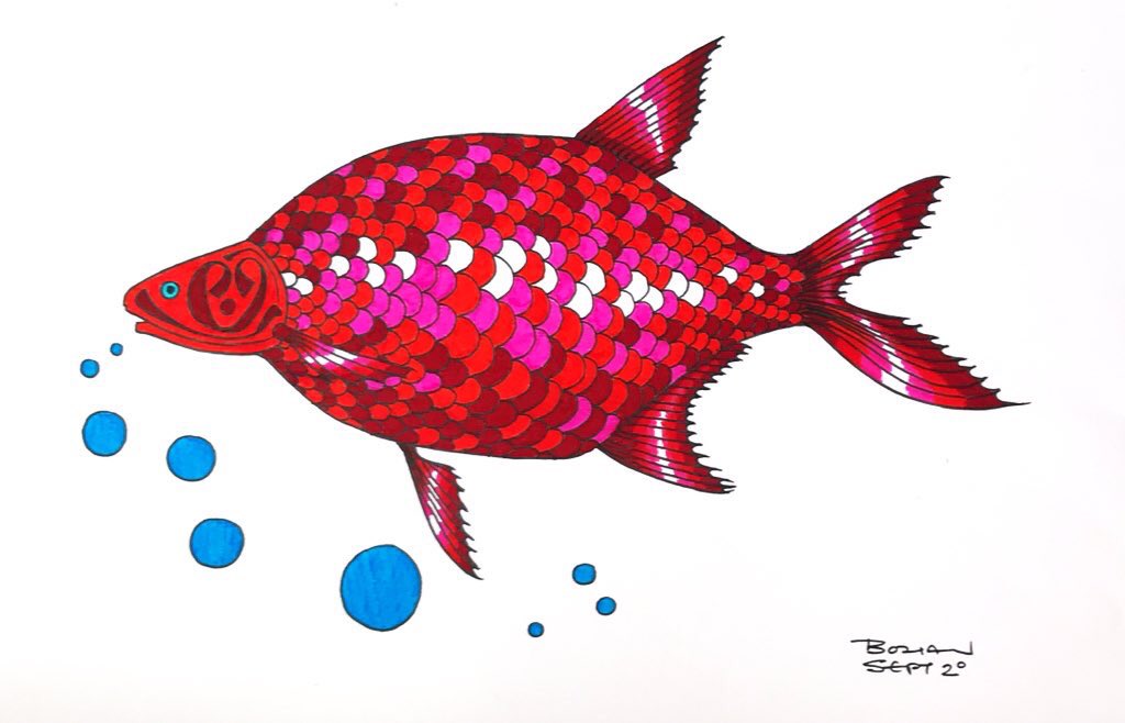 My original drawings are about joy, hope & love & celebrates the natural & subconscious worlds. It’s characterised by memorable images & bold colours. Visit:  http://etsy.com/ie/shop/robbohan