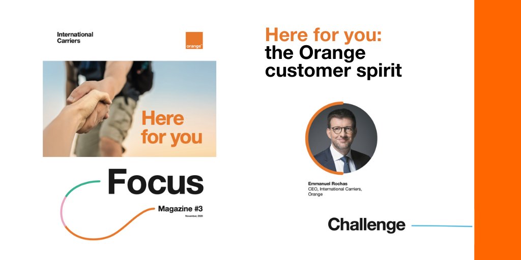 OrangeWholesale's tweet photo. 📰 In the latest edition of #FocusMagazine, through the insights of our CEO, @EmmanuelRochas, discover how #OrangeIC is increasing the level of #automation of its processes to meet the needs of its #customers. Page 1️⃣ 👉 https://t.co/MUjqUWWb4A https://t.co/L7vJQsseGt