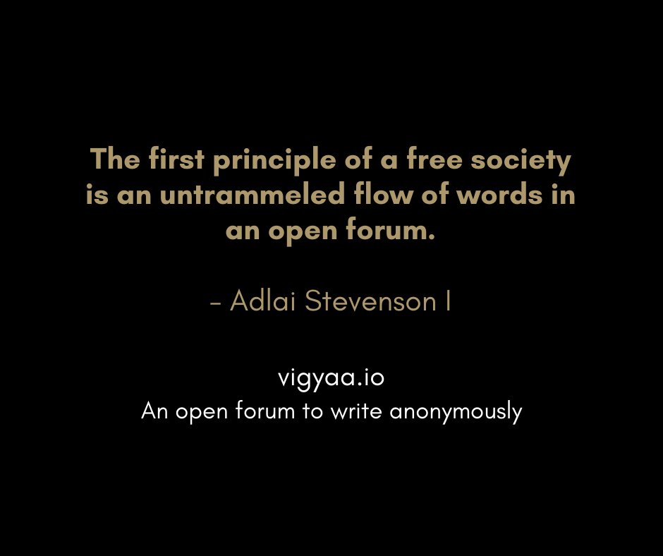VigyaaAnonymous's tweet image. Vigyaa Anonymous is the only platform where you can be 100% anonymous. No login required &amp;amp; no IP tracing. The best platform to read and share anonymous confessions on vigyaa.io
#shareyourstory #anonymouswriting #writeanonymously #anonymousblog