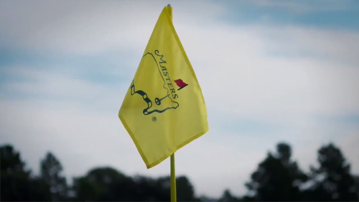 Image for the Tweet beginning: The Masters in 9 days.