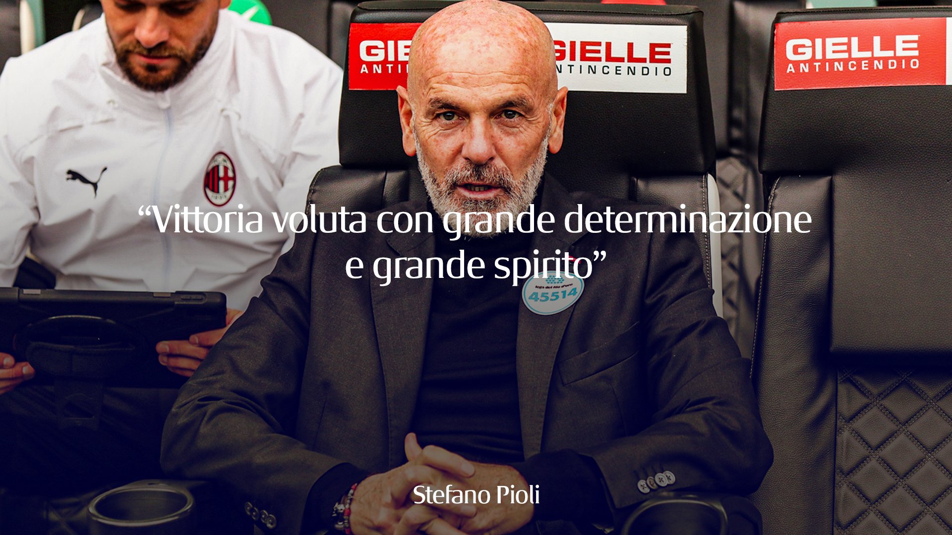 Pelatih AC Milan Stefano Pioli