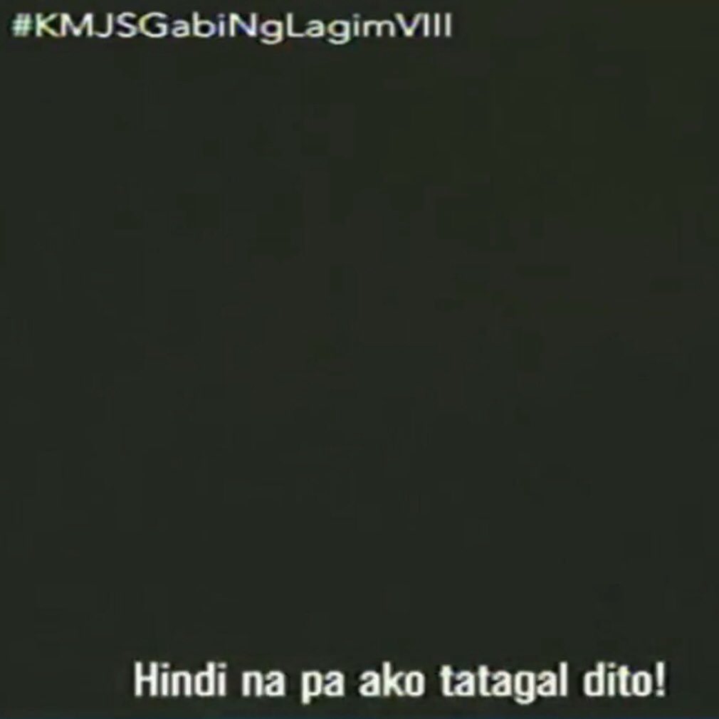 kimpoyprieto's tweet photo. Signs bago ka i-ghost as told by Sir Ed Caluag #KMJSGabiNgLagimVIII https://t.co/5wXzsPVLQn