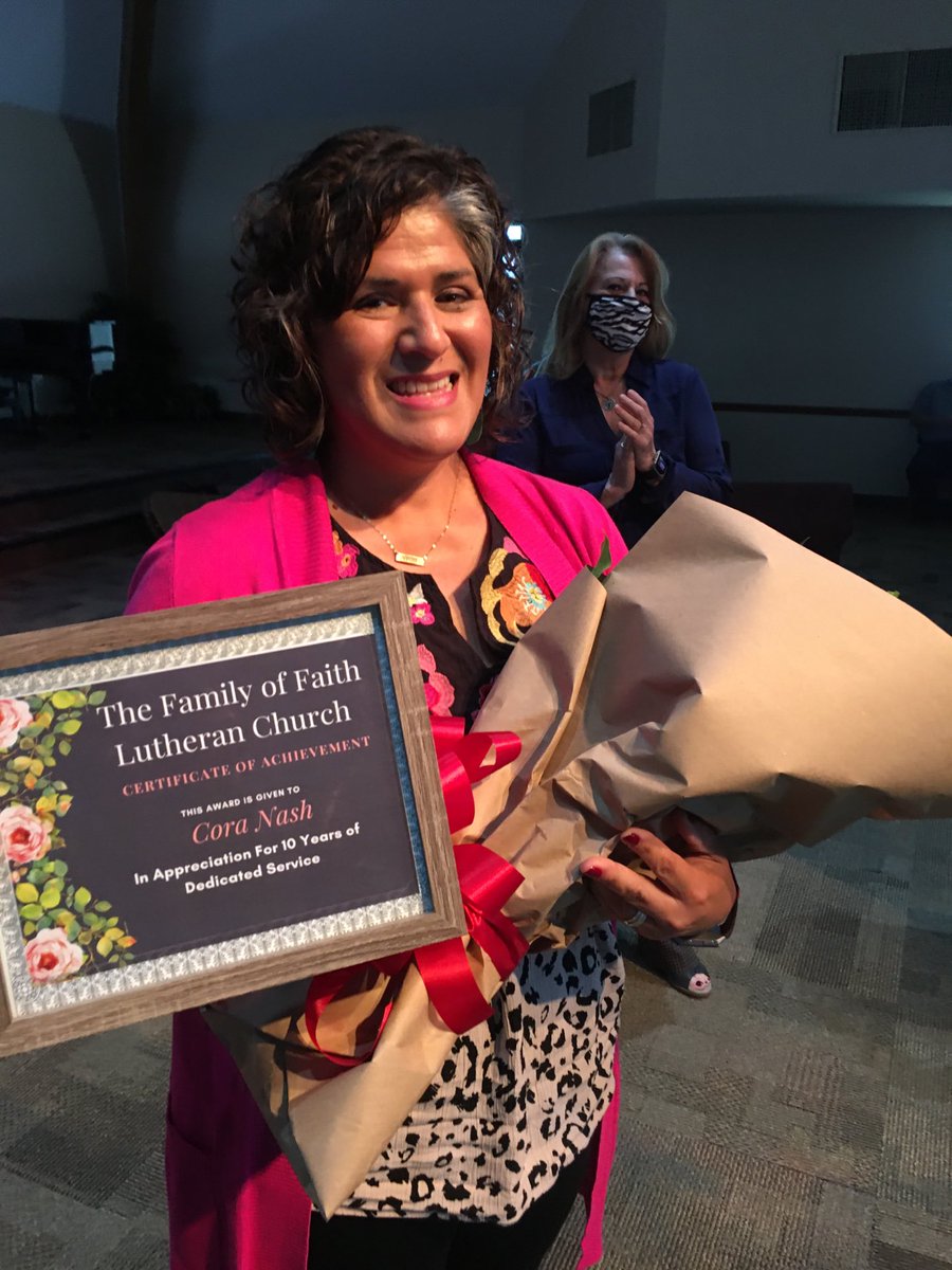 DougKrengel's tweet photo. Congratulations Cora on 10 years of professional service at The Family of Faith Church and Preschool. If you know of a child in need of care, contact us today. https://t.co/RdTZZ1BtDI