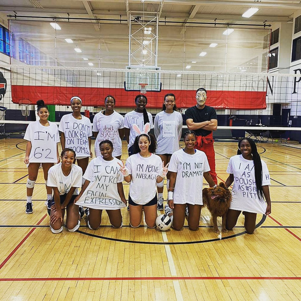 HUBisonVB's tweet photo. White lies volleyball themed Halloween practice yesterday!
ππ #Volleyween https://t.co/l6S3wGhuwL