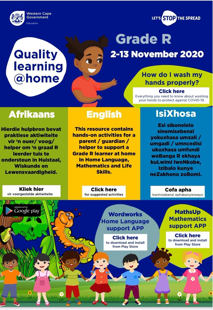 3rd edition Term 4 Week 3  Lessons &amp; WhatsApp Posters: Grade R - 9
GrR:wcedeportal.co.za/eresource/1722…
F.Ph Tm 4 Wk 3 Lessons
wcedeportal.co.za/eresource/1724…
InterSen T4 Wk 3 Lessons
I.P:wcedeportal.co.za/eresource/1708…
S.P:wcedeportal.co.za/eresource/1708… <a href="/WCEDnews/">WCEDNews</a> @WCED_HOD <a href="/DebbieSchafer/">Debbie Schafer</a>