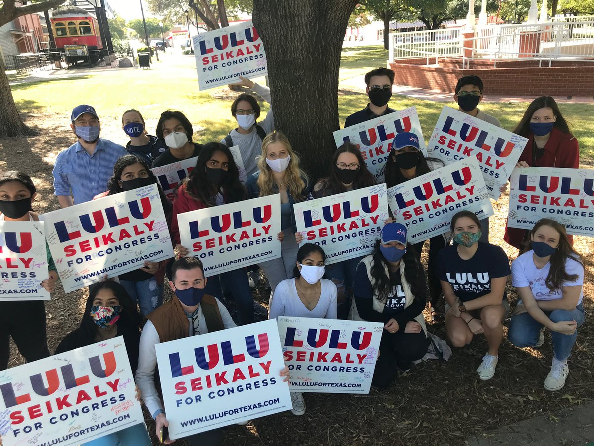 sur3kha_b's tweet photo. The amount of love I have for this campaign is off the charts yall. We’re going to crush Van on Tuesday 💙@LuluForTexas https://t.co/0UpYknIUDC