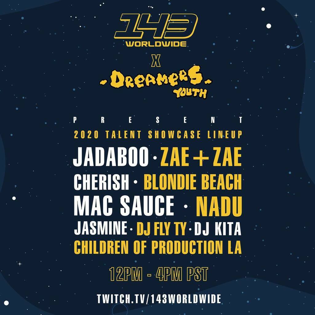 _143is's tweet photo. today! right now! our youth talent showcase with @dreamersyouth shining a light on creative kids right along with our 143 soundsystem dj's, live at @vector.90 🤖 https://t.co/Wco9EwiP1F https://t.co/tGU9axhKJy https://t.co/8PNIWIYhRb