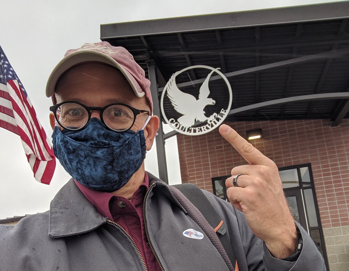MatthewWeld's tweet photo. Had the privilege of working with the staff at Coulterville last week! We all were masked and distanced, and it was great to train in person again. #roe45 https://t.co/OO9ByP1kZu