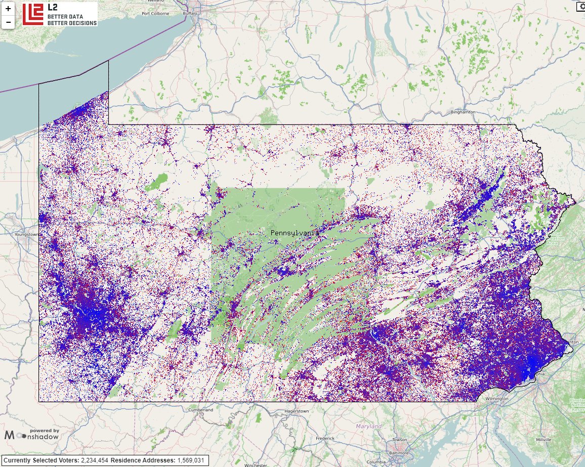 L2political's tweet image. Pennsylvania Early Return Ballots: 2,234,454 23% R / 67% D / 8.4% NP 
A: 18-29 12% / 30-39 12% / 40-49 11% / 50-64 26% / 65+ 40%
Asian 3% / White 69% / Hispanic 4% / AfAm 9%
HS Diploma 22% / Bach Degree 21% / Grad Degree+ 16% 
1st Time Voting/New Regs: 14% l2political.com/2020/10/16/l2s…