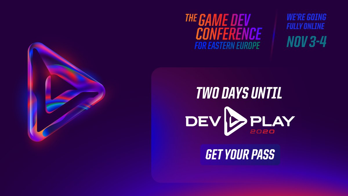 Only two days until #DevPlay2020! We're already counting the hours until #DevPlay online edition starts🥰

Register now dev-play.ro/register/