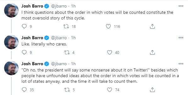 "What if everything is better than it looks, and you're overreacting"the president's-repeatedly-reaffirmed-plan-to-muddy-the-results-of-the-election edition