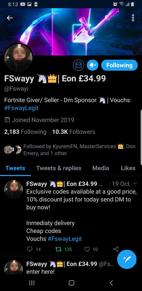 OvaTruAceFN's tweet photo. @Fswayi @CrewDraws Bhangra boogie in the picture of ne following you, look down and you'll see I retweeted it too. https://t.co/QUpB97WpnJ
