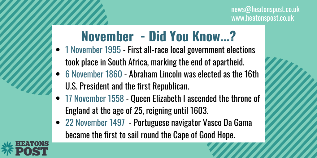 PostNewsGM's tweet photo. In This Month...
A few events that took place in November.
#InThisMonth https://t.co/zTwqDNAO6U