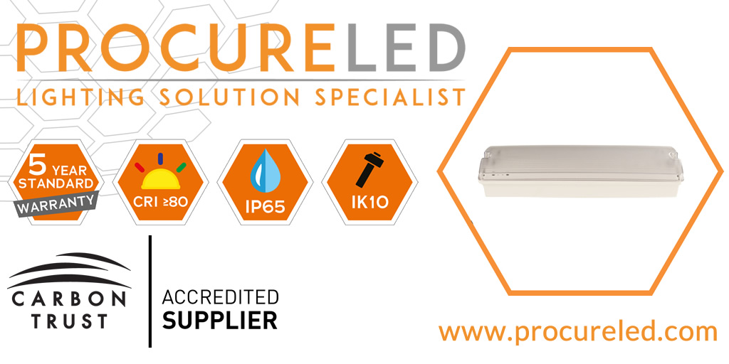 ProcureLED's tweet image. The EM Bulkhead luminaire offers simple and effective emergency lighting with a solid 5 year warranty. The robust IK10/ IP65 fitting features high-performance Li-Ion batteries made for...

Read more about this product procureled.com/em-bulkhead-led
#Lighting #LED