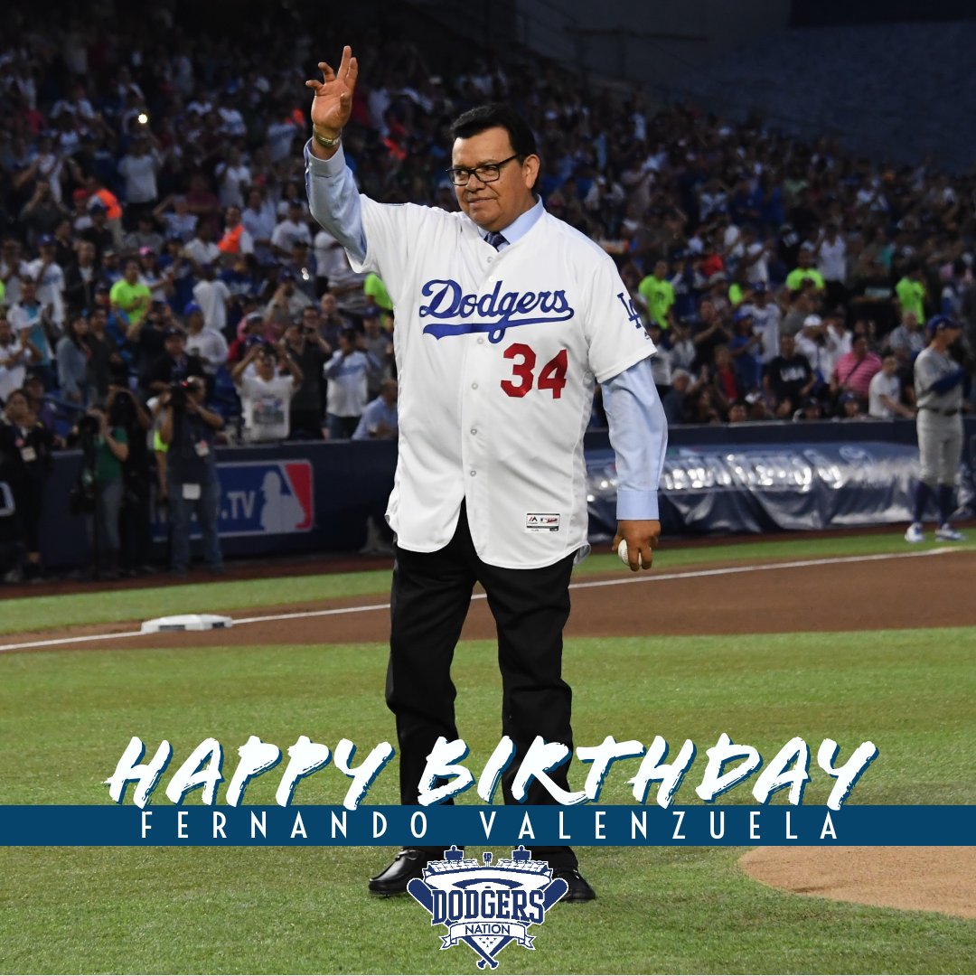 Happy birthday to the legendary Fernando Valenzuela! Viva El Toro!! 
