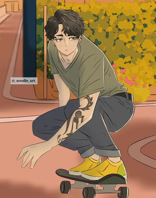 skater boy sakusa me thinks 