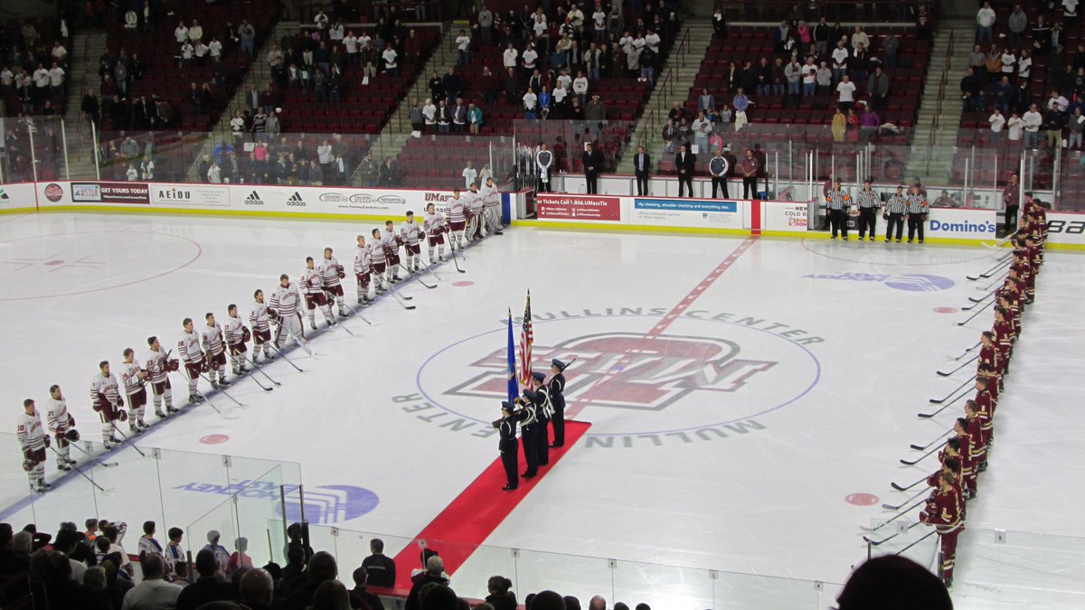 36. Mullins Center, Amherst, MA. Home of  @UMassHockey. This on campus arena is a really nice place to catch a game, but doesn't seem to draw the fans like it should. The team is becoming more competitive, which should help.