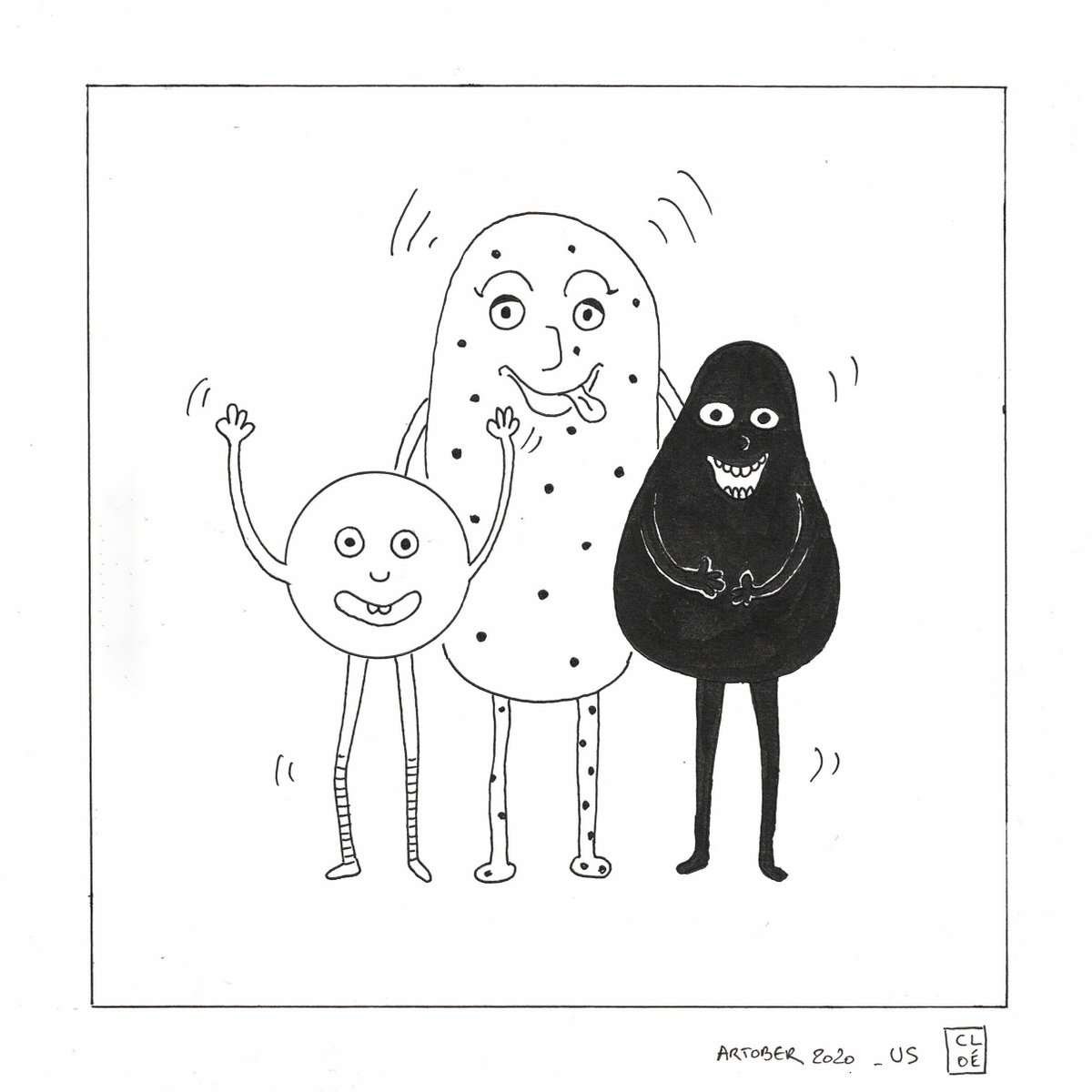 WelcheGraphisme's tweet photo. Artober jour #31 par @Cloegraphic 
Thème : Nous / Us
#Artober2020 #artoberfest #artoberday31
#nous #us
#ink #sketch #artist #dessin #drawing #illustration https://t.co/0LZDdAVjs7