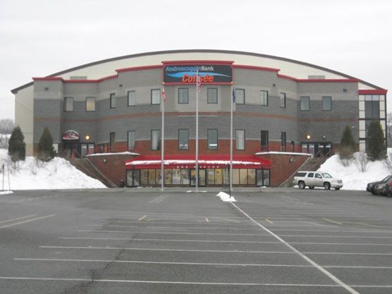 37. Androscoggin Bank Colisee, Lewiston, ME. Former home of the Portland Pirates. The Colisee stepped in for one season while the CCCC was undergoing construction. This arena is most well-know as the site of the Ali-Liston fight, which produced one of sport's most famous photos.