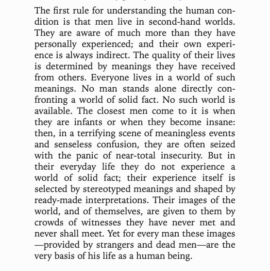 6. He then quotes from sociologist C. Wright Mills, who might as well be describing the aesthetics of Trumpism and its origins in feelings of insecurity, both stoked and assuaged by mass media.