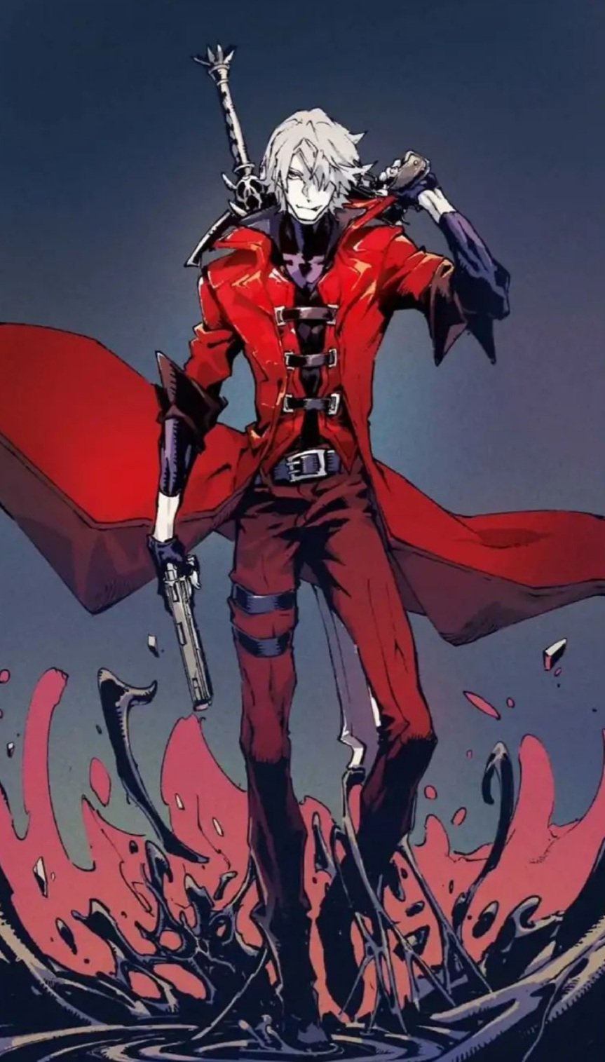 DMC1 Dante cropped by kzeor on DeviantArt