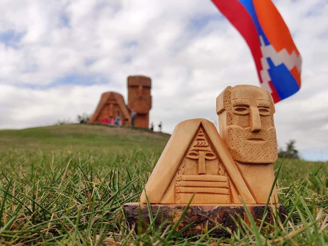Nov 1 marks anniversary of installment of the monument "We are our mountains", the symbol of #Artsakh/#NagornoKarabakh. Yes! We are our mountains - strong, confident &amp; determined to live in peace #freedom &amp; #dignity. #ArtsakhStrong