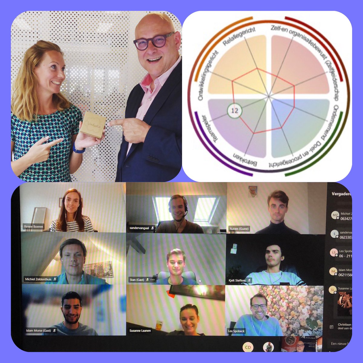 Terugkijkend op een fijne werkweek; Werken aan #Werkgeluk, #Competentiescans, online trainingen over #Beïnvloeden en #Adviseren (en #IHOG natuurlijk;)