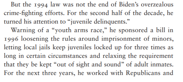 A brief summary from my book on Biden's career: