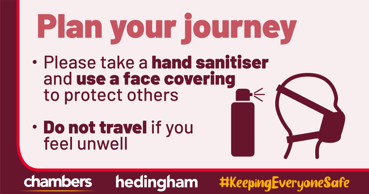 hedinghambuses's tweet photo. Important Update
Our buses continue to run to our scheduled timetables. Should we need to make any changes, we will inform you on here https://t.co/ooytKpClxp
Continue to wear a #facecovering , #planahead  #avoidbusytimes, #paycontactless  #sitbythewindow. #keepingeveryonesafe https://t.co/Oxtl6kJ5GC