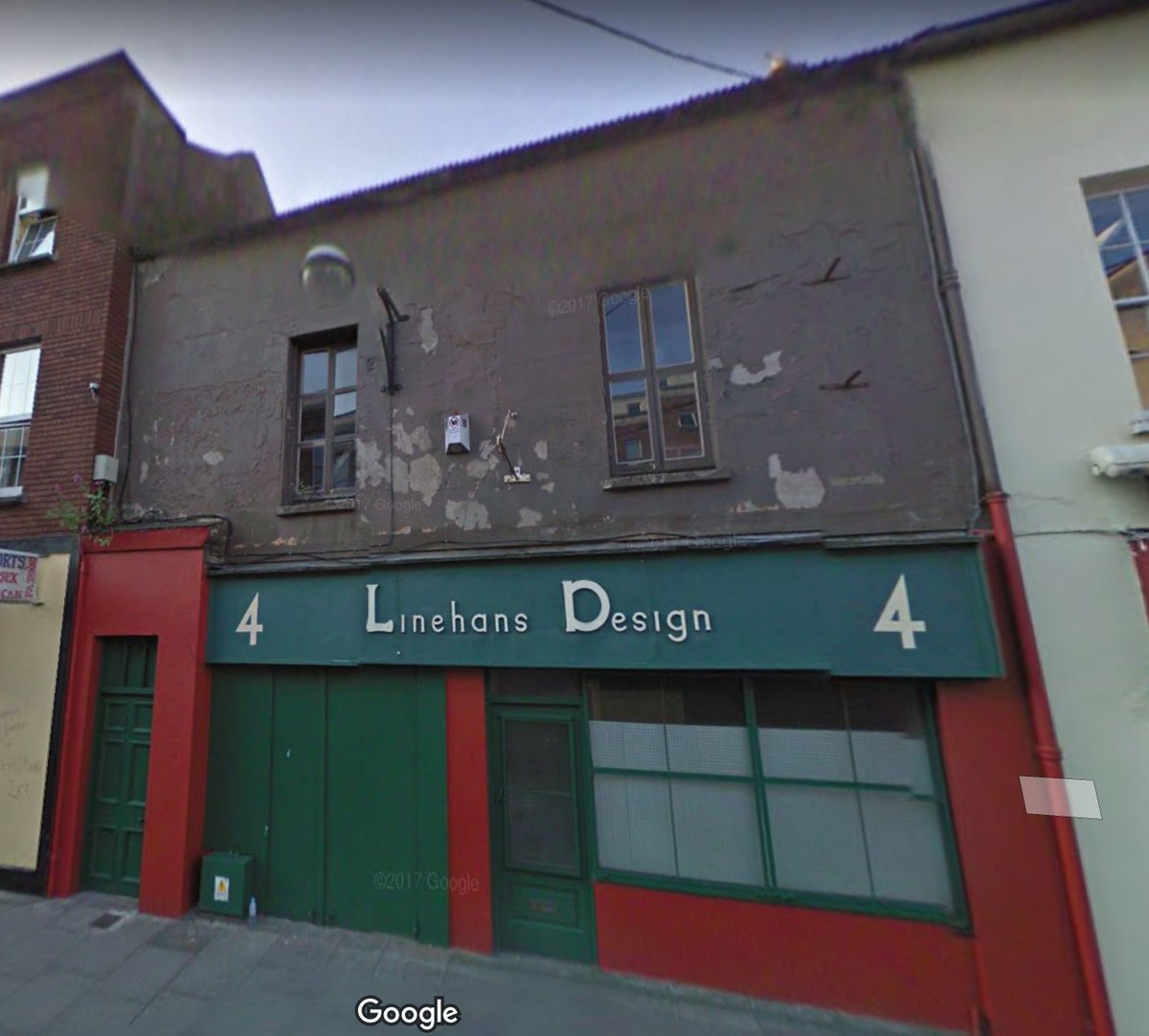 planning was recently applied to turn this old retail space & some land at the rear into city centre accommodation seems its been empty & decaying for a while (image RHS  @googlemaps 2009) soit becomes someones home In Cork soonNo.146  #Regeneration  #Respect  #HousingForAll