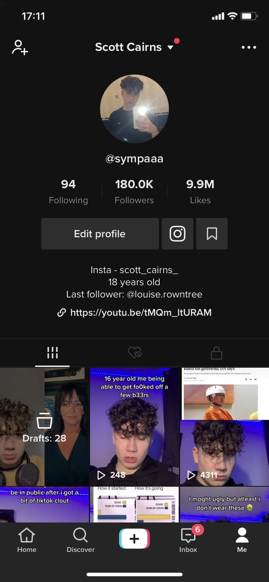 180k on the TikTok now ❤️